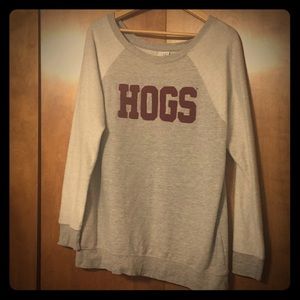 Arkansas Razorbacks “Hogs” sweatshirt
